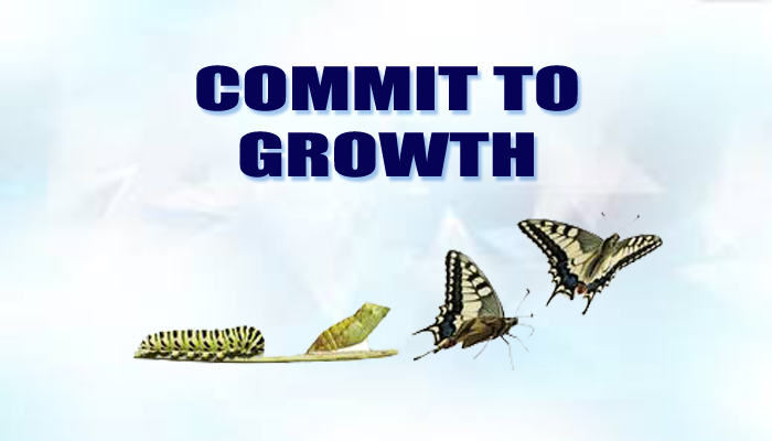 Commit To Growth - Wisdom Pearls